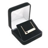 Black Velvet Jewelry Pendant Gift Boxes, Sold in Packs of 12